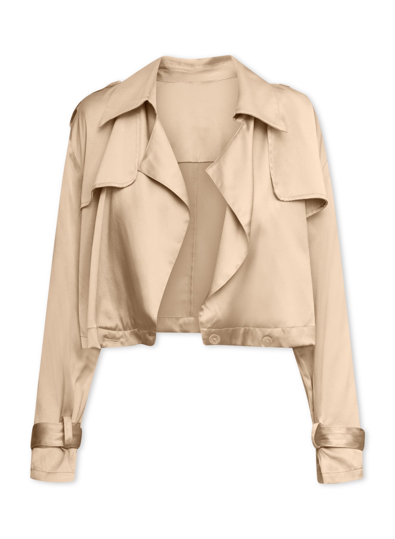 Kensington Trench Cropped