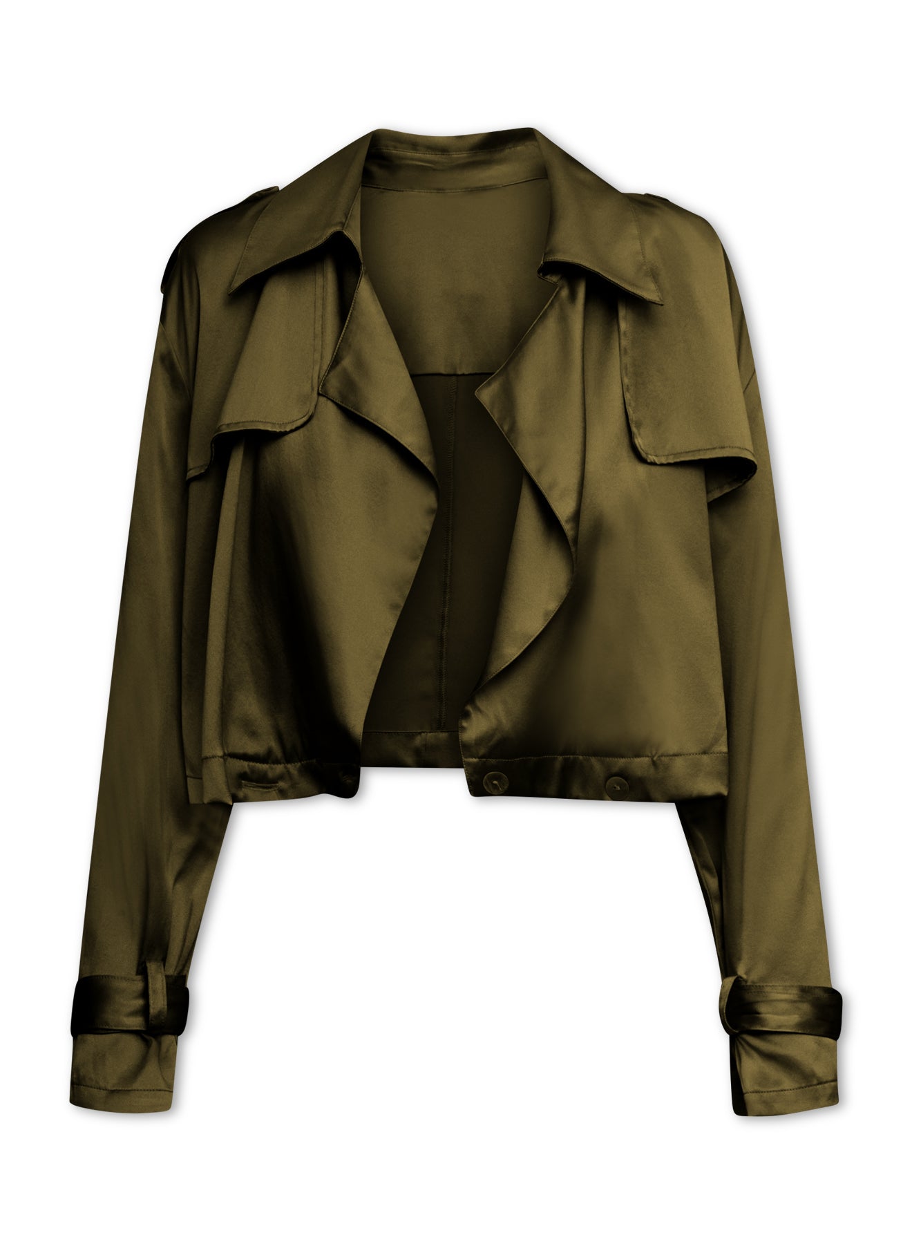 Kensington Trench Cropped