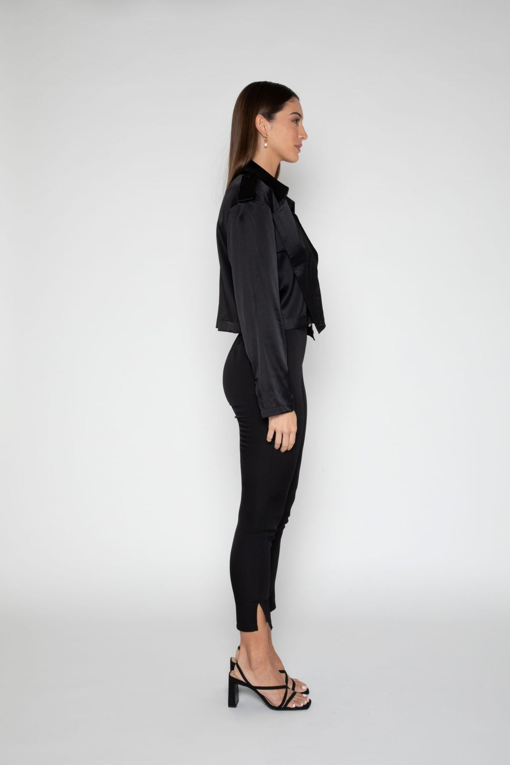 Kensington Trench Cropped Almondine Size XS