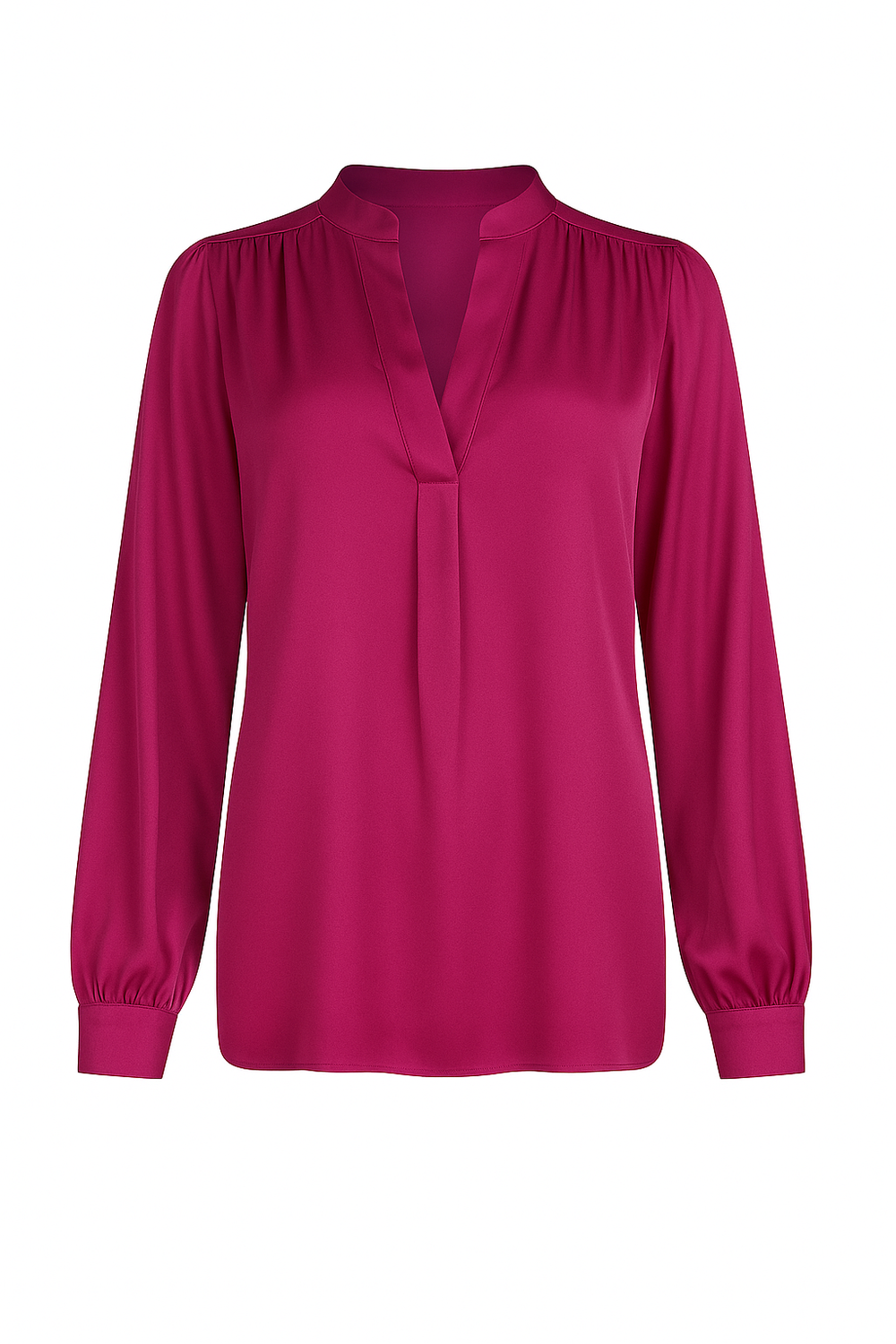 Madras Blouse - Bougainvillea