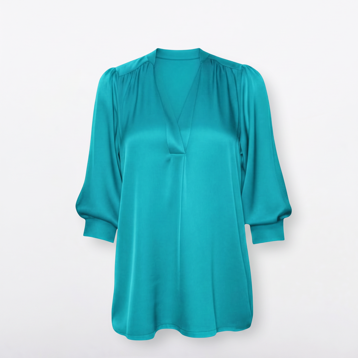 Madras ¾ Sleeve Blouse