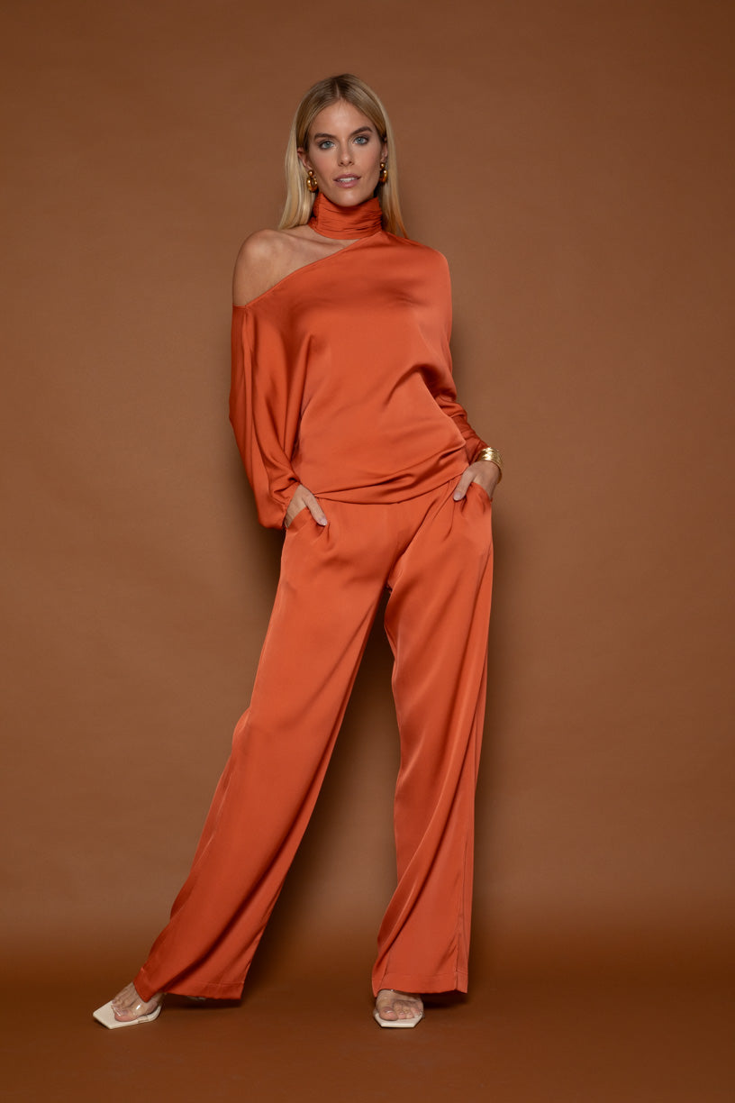 Tuscon Turtleneck - Bougainvillea,Bronze,Nutmeg,Poinciana,Purple,True Bronze,True Gold