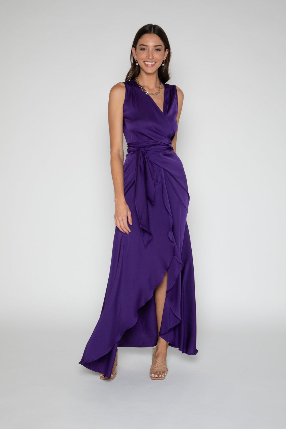 Shangri La Long Dress - Purple