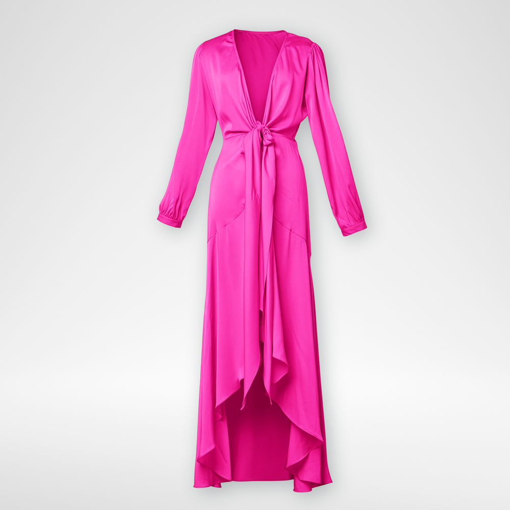 Abito Ananda (lungo) - Miami Pink, Chambre, Faded Denim, Icy Teal, Midnight Blue, Nouvelle White, Palm Beach Peony, Papaya, Periwinkle, True Blue, Ultra Violet, Vivacious Pink, Azure