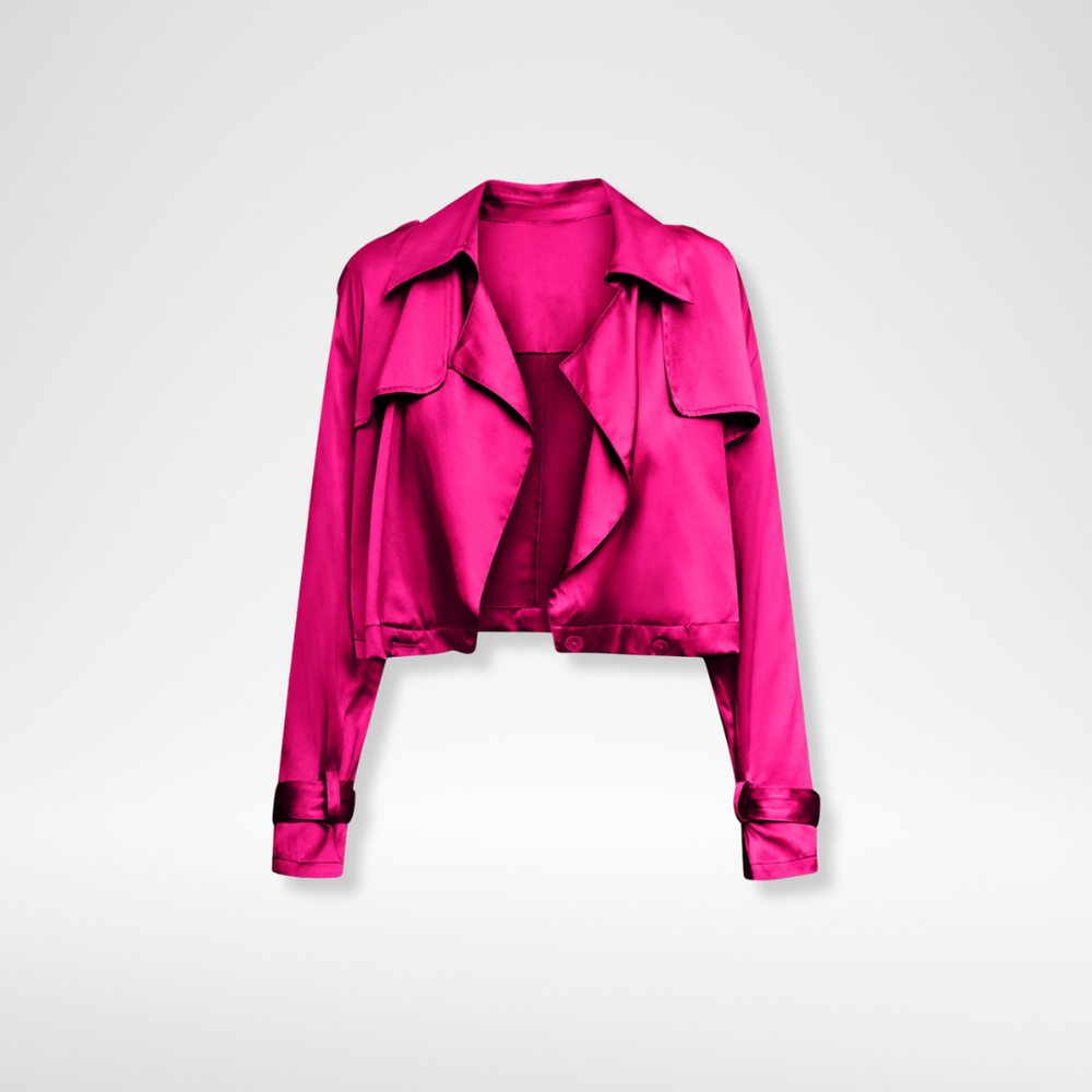 Kensington Trench Cropped - Bougainvillea