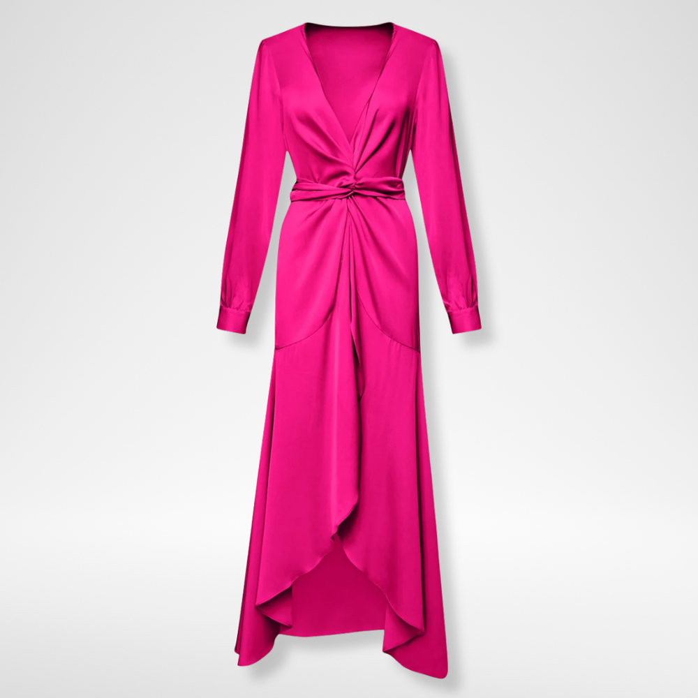 Ananda Long Dress - Bougainvillea
