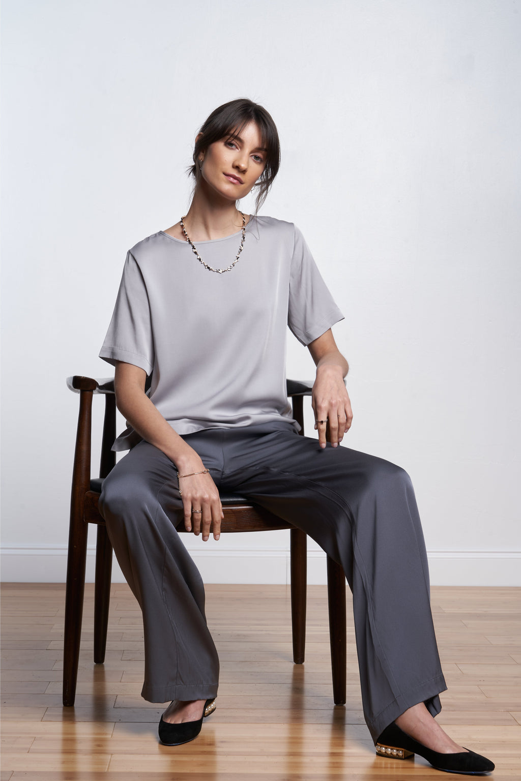 Berlin T Top Fonce Grey Size XS