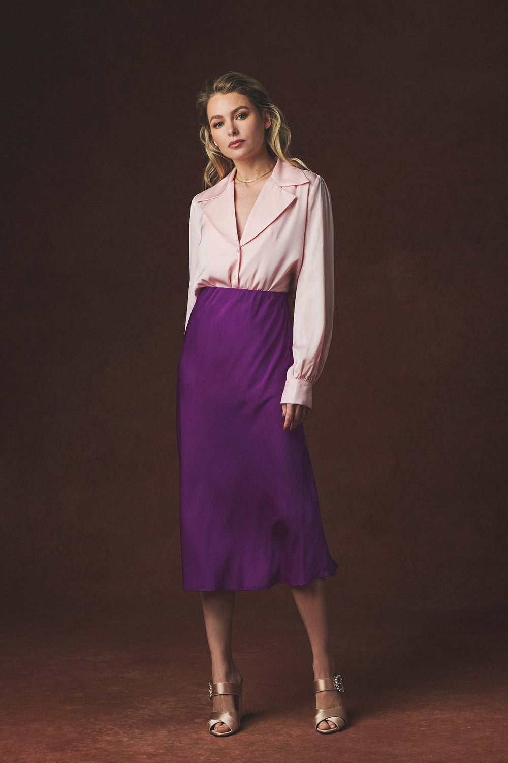 Chamonix Midi Skirt - Ultra Violet