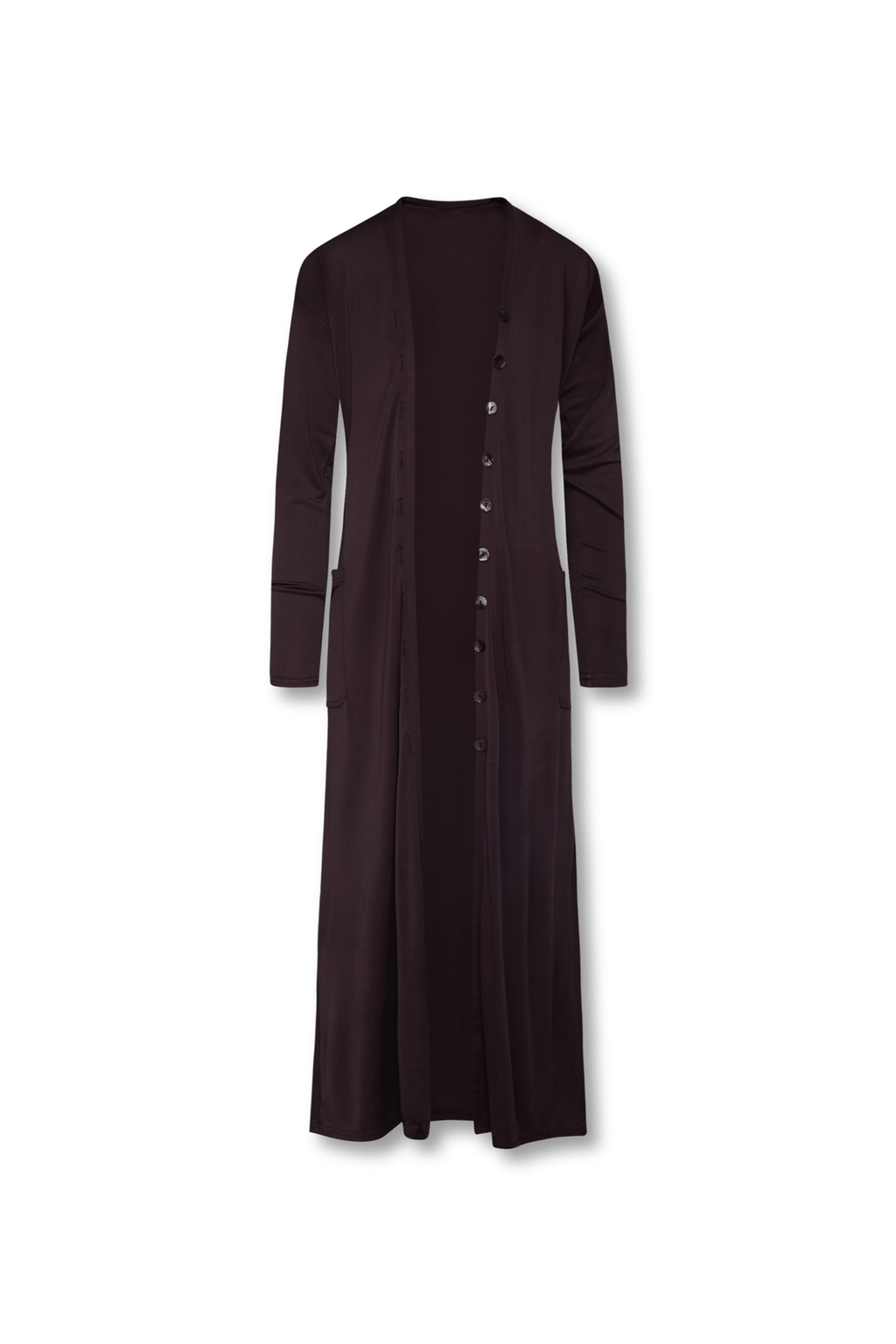 Knitted Cheval Cardigan Hot Chocolate Size XS