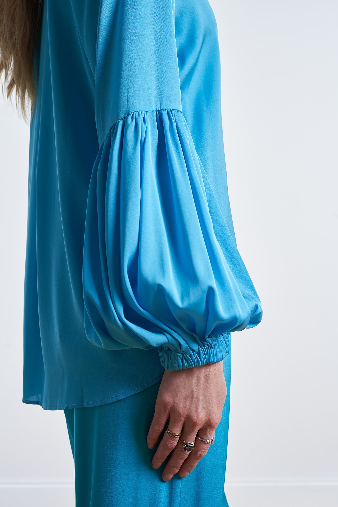 Como Blouse Navy Size S