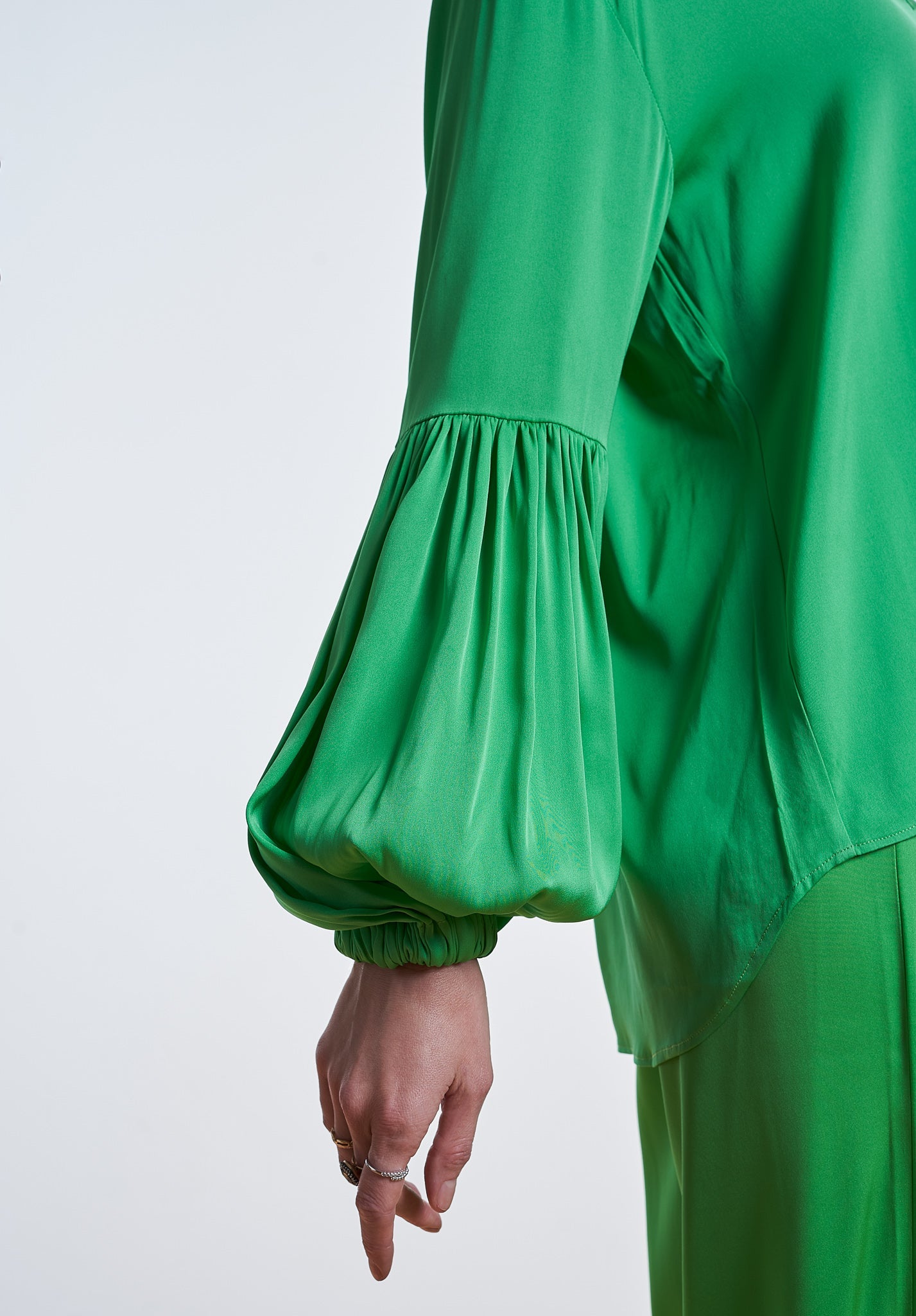 Como Blouse Nouvelle White Size XS