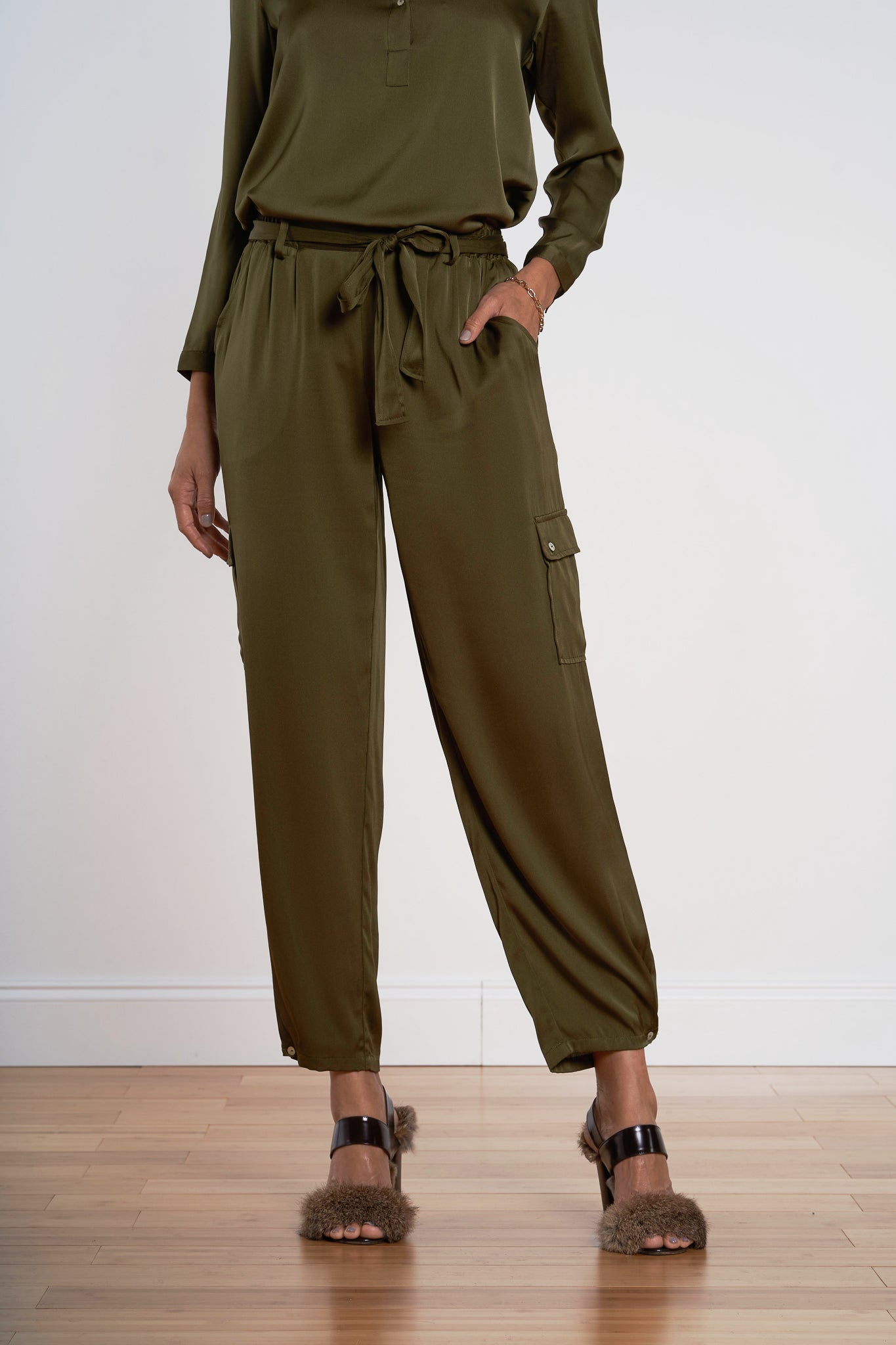 Jordan Cargo Pants Chesterfield Green Size XS