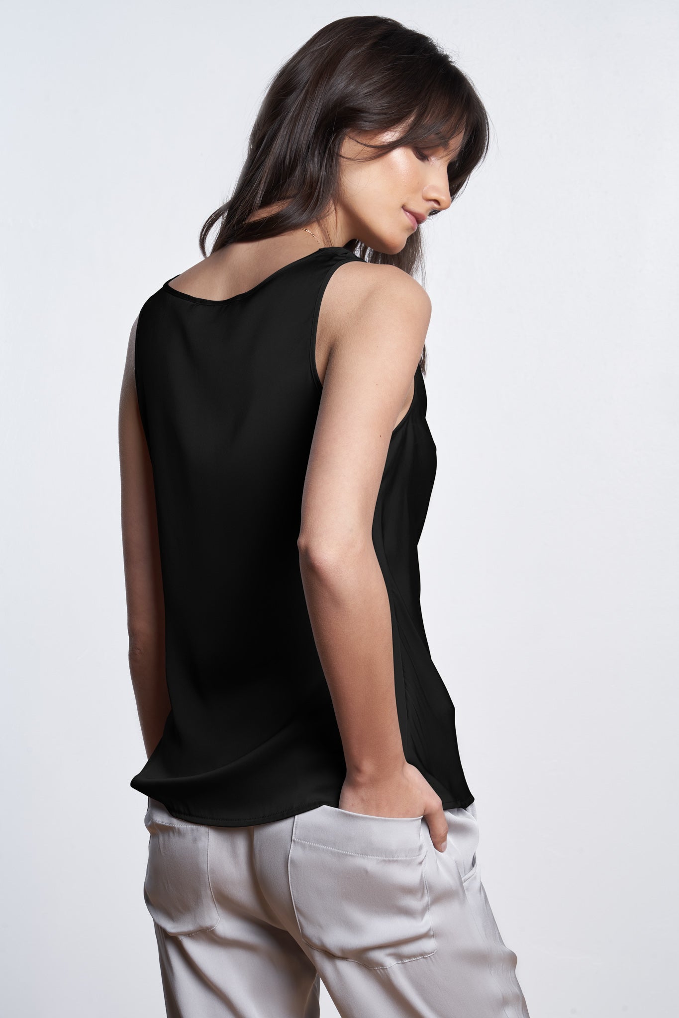 Paris Cowl Neck Midnight Blue Size XL