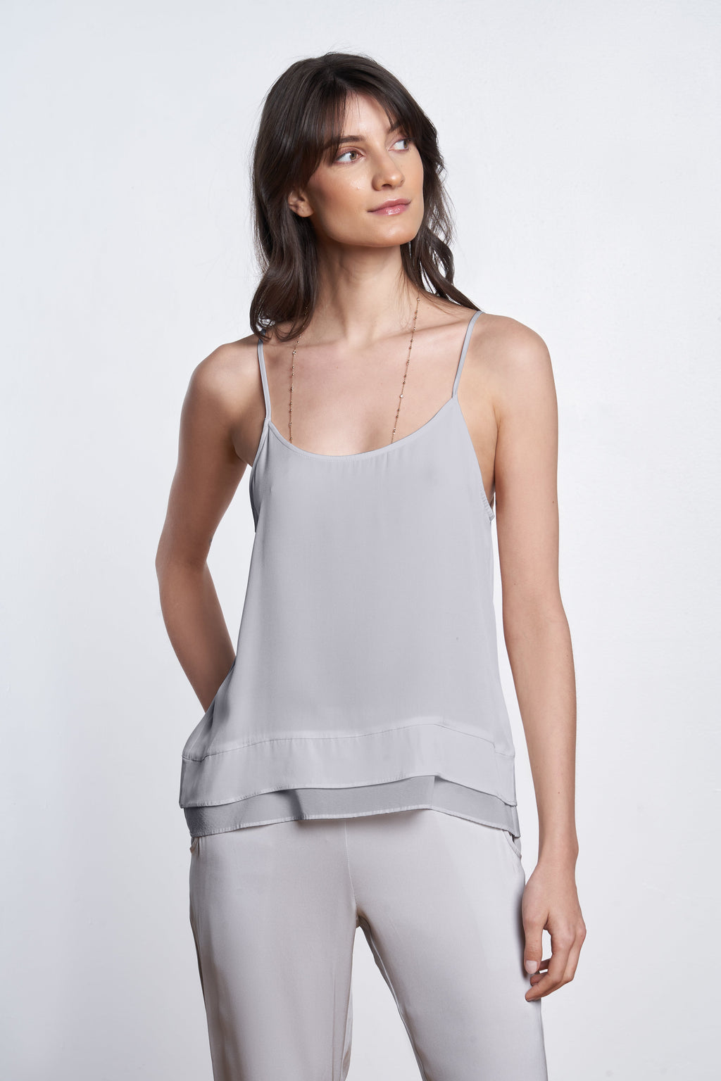 Zanzi Cami Fonce Grey Size M